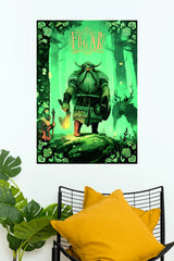 A Feast for Odin Viking Warrior Poster | Norse Mythology Wall Art  (Animated Movie Posters)