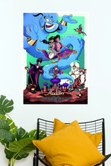 Aladdin Disney Magic Carpet Adventure Poster | Cartoon Wall Art (Animated Movie Posters)