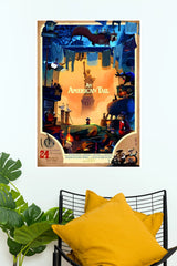 An American Tail Vintage Movie Poster | Cartoon Wall Art  (Animated Movie Posters)
