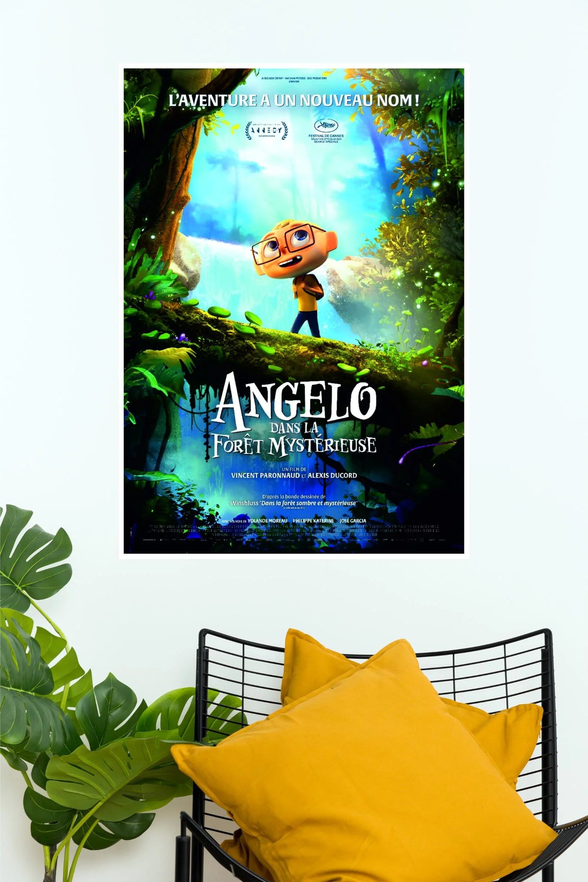 Angelo Mysterious Forest Adventure Poster | Animated Movie Wall Art  (Animated Movie Posters)