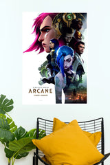 Arcane League of Legends Character Poster | Netflix Animated Series Wall Art  (Animated Movie Posters)