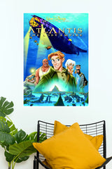 Atlantis The Lost Empire Disney Movie Poster | Animated Adventure Wall Art  (Animated Movie Posters)