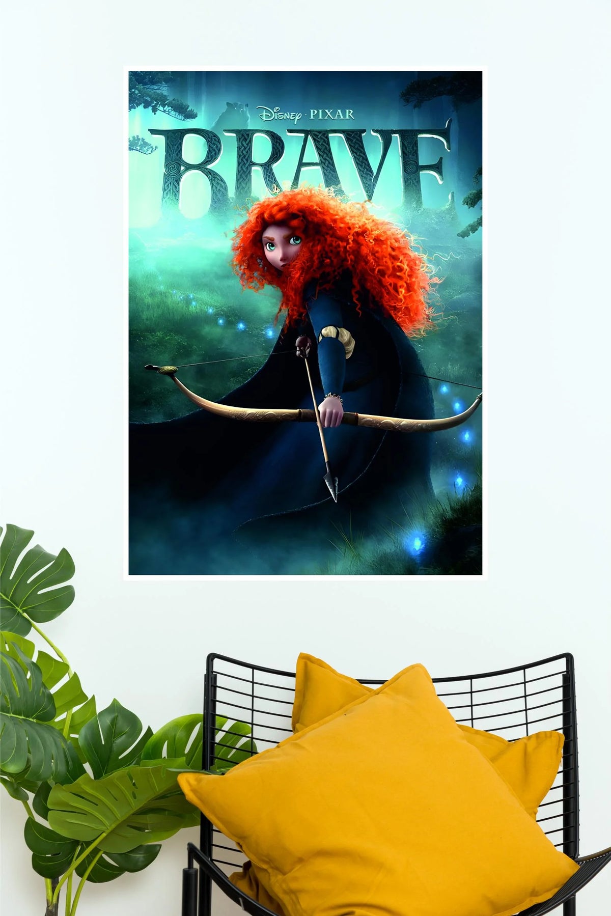 Disney Brave Princess Merida Archery Poster | Fantasy Movie Wall Art  (Animated Movie Posters)
