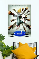 Disney Pixar Ratatouille Chef Remy Poster | Animated Movie Wall Art  (Animated Movie Posters)