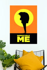 Despicable Me Gru Silhouette Minimal Poster | Animated Movie Wall Art  (Animated Movie Posters)