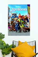 Disney Zootopia Movie Poster | Nick Wilde & Judy Hopps Cartoon Wall Art  (Animated Movie Posters)