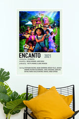 Disney Encanto (2021) Movie Poster | Madrigal Family Colourful Animated Wall Art  (Animated Movie Posters)