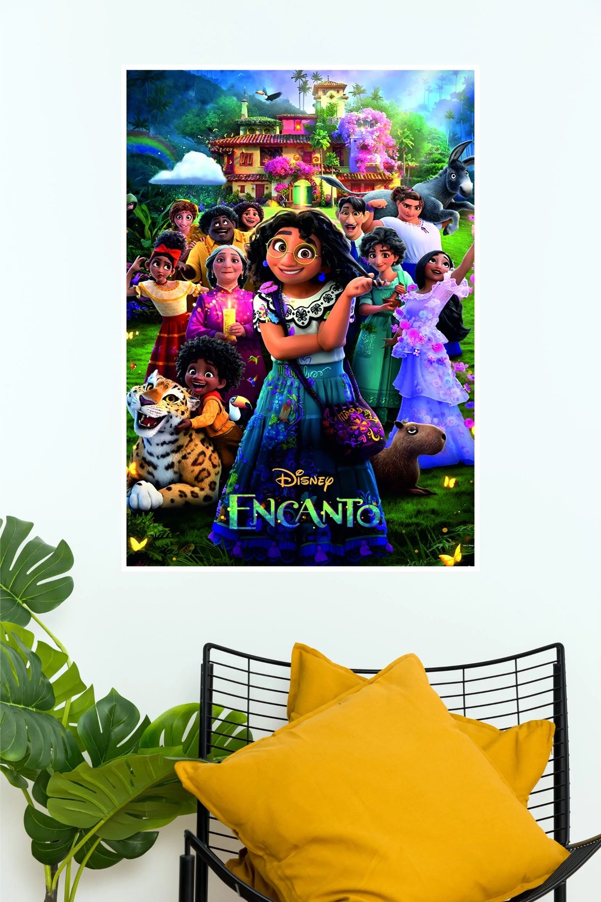 Disney Encanto Movie Poster | Mirabel Madrigal & Magical Family Colourful Wall Art  (Animated Movie Posters)