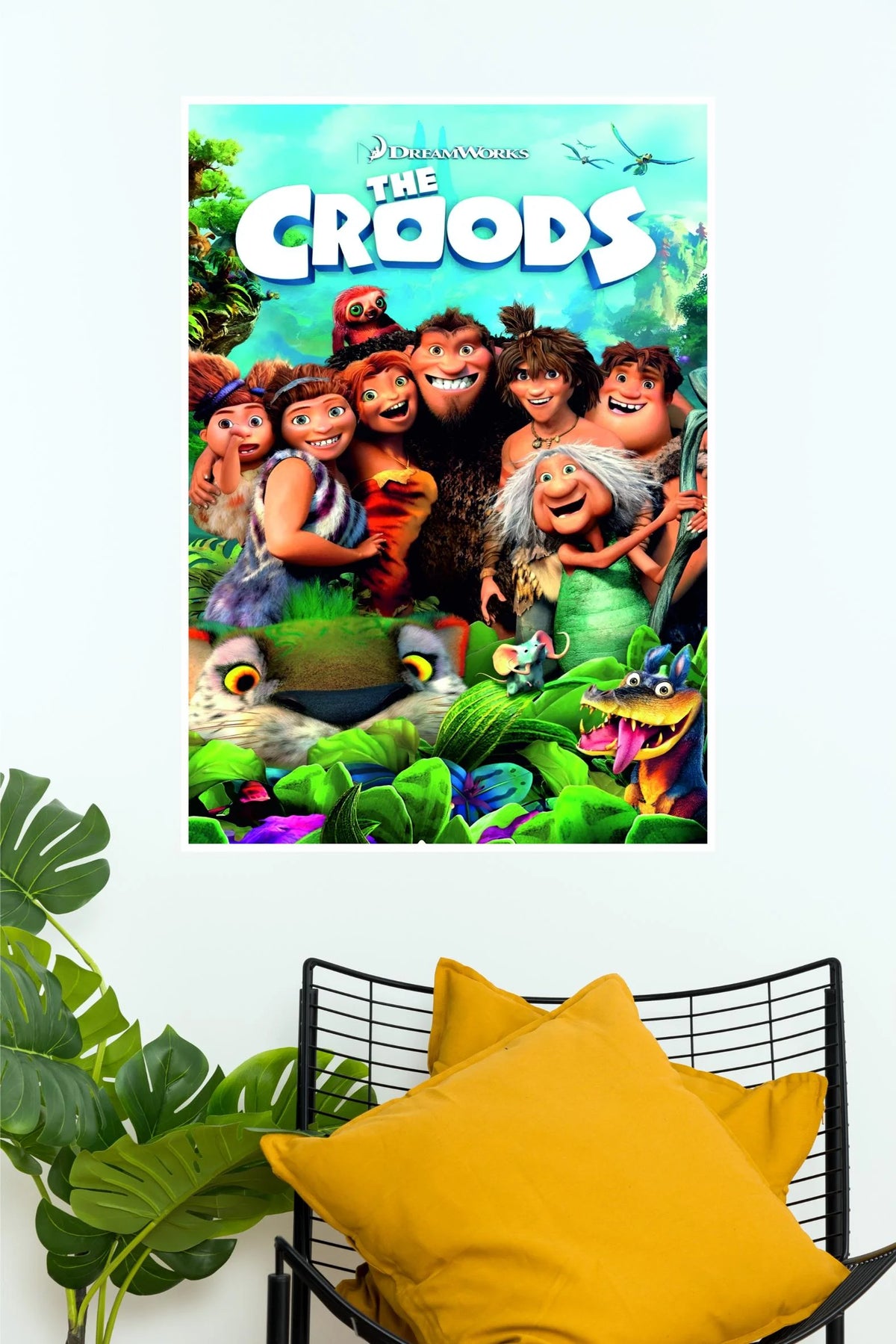 The Croods Movie Poster | DreamWorks Animated Family Adventure Wall Art  (Animated Movie Posters)