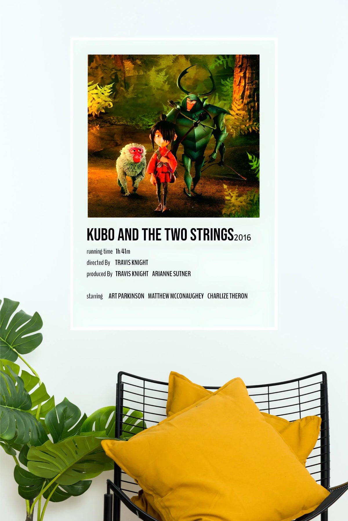 Kubo and the Two Strings Animated Movie Wall Poster  (Animated Movie Posters)