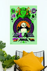 Kung Fu Panda Dragon Warrior Animated Movie Wall Poster (Animated Movie Posters)