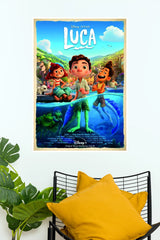 Disney Pixar Luca Movie Wall Poster | Italian Summer Adventure Art  (Animated Movie Posters)