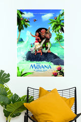 Disney Moana Tropical Ocean Adventure Movie Wall Poster  (Animated Movie Posters)