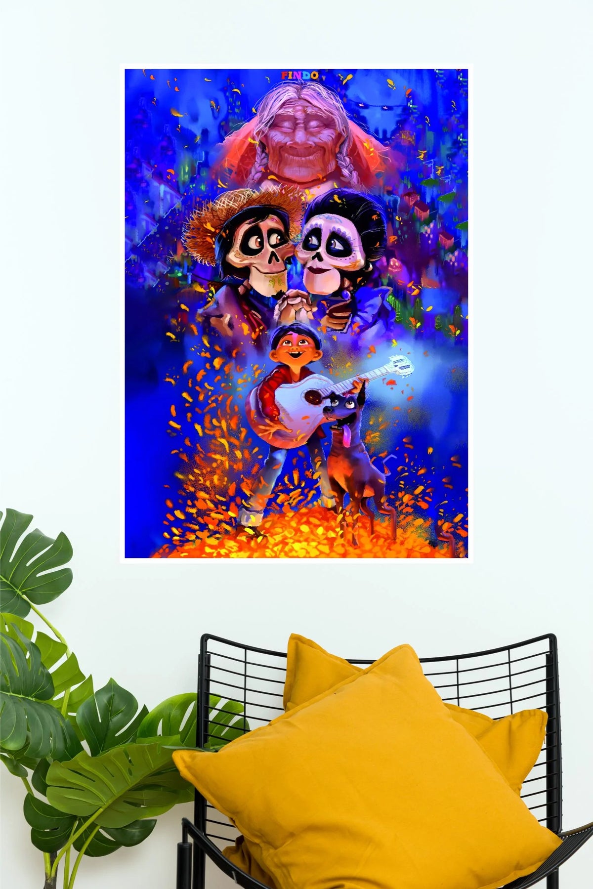 Coco Music Never Dies Animated Movie Wall Poster  (Animated Movie Posters)
