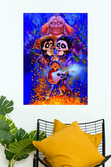 Coco Music Never Dies Animated Movie Wall Poster  (Animated Movie Posters)