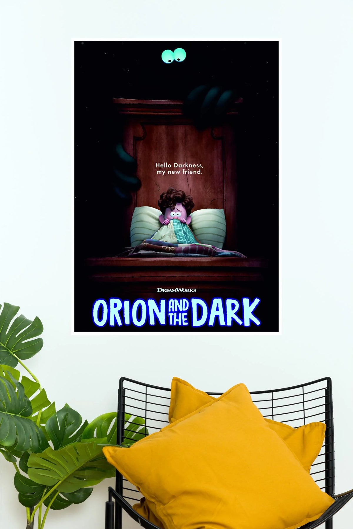 Orion and the Dark Hello Darkness Animated Movie Wall Poster  (Animated Movie Posters)