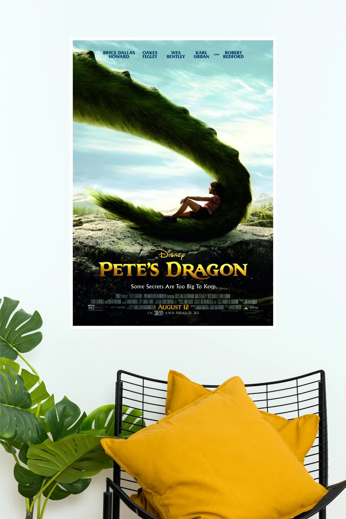 Pete's Dragon Disney Movie Wall Poster | Elliott Dragon Fantasy Adventure Poster  (Animated Movie Posters)