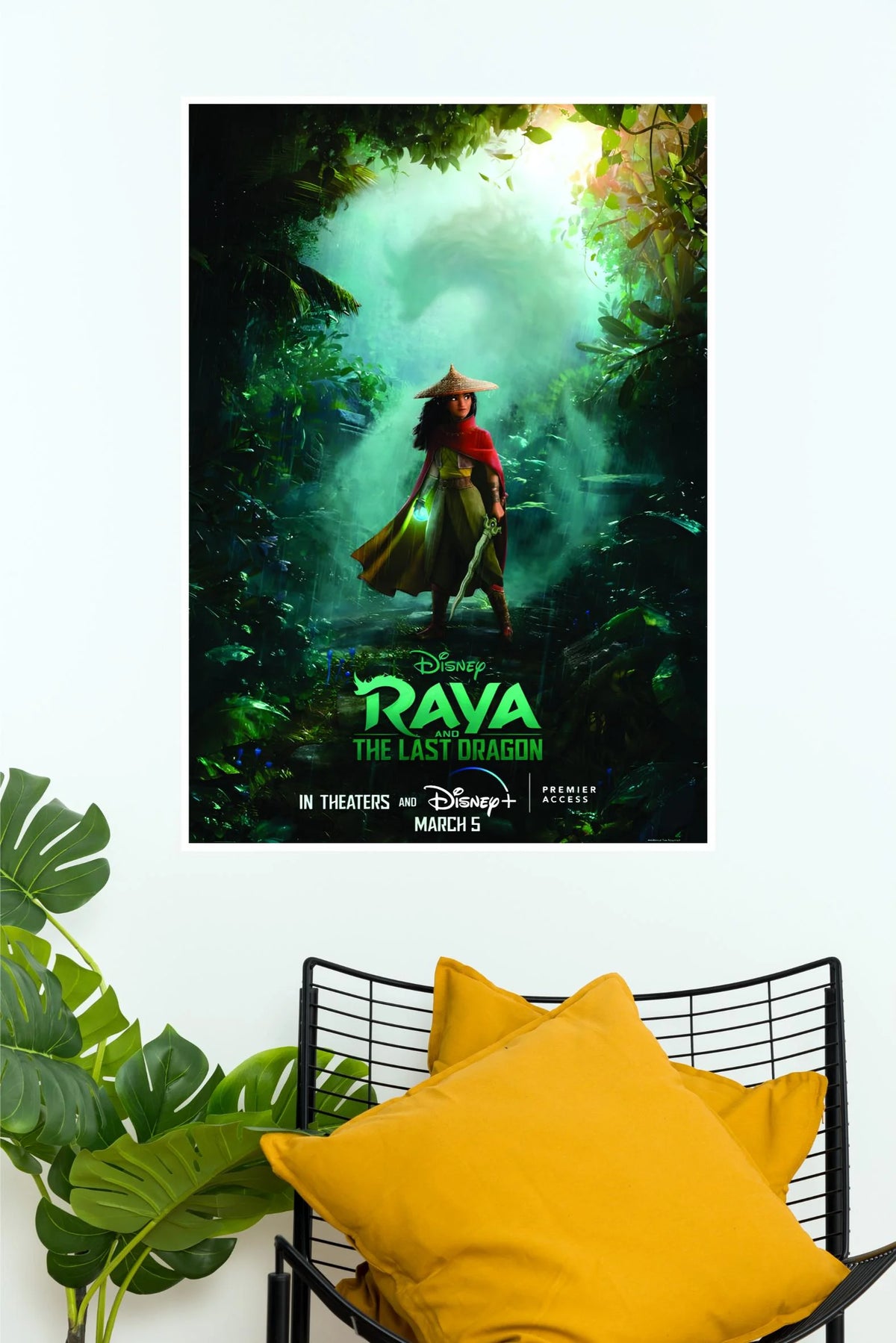 Raya and the Last Dragon Disney Movie Wall Poster | Raya Fantasy Jungle Adventure Wall Art  (Animated Movie Posters)