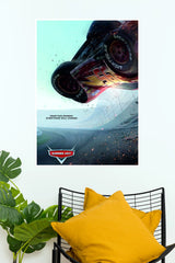 Disney Pixar Cars 3 Movie Poster | Lightning McQueen Racing Wall Art  (Animated Movie Posters)