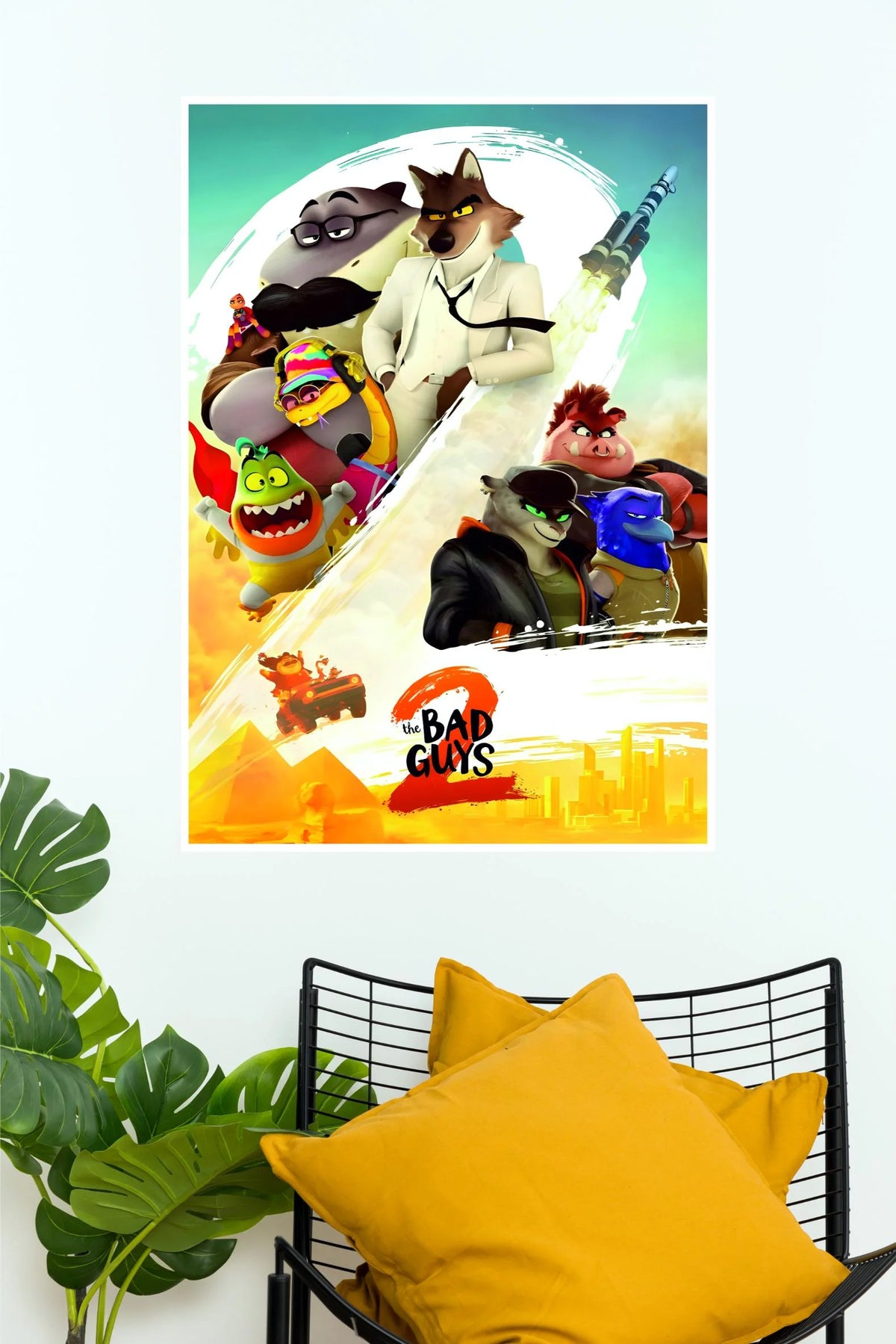 The Bad Guys Animated Movie Action Wall Poster  (Animated Movie Posters)