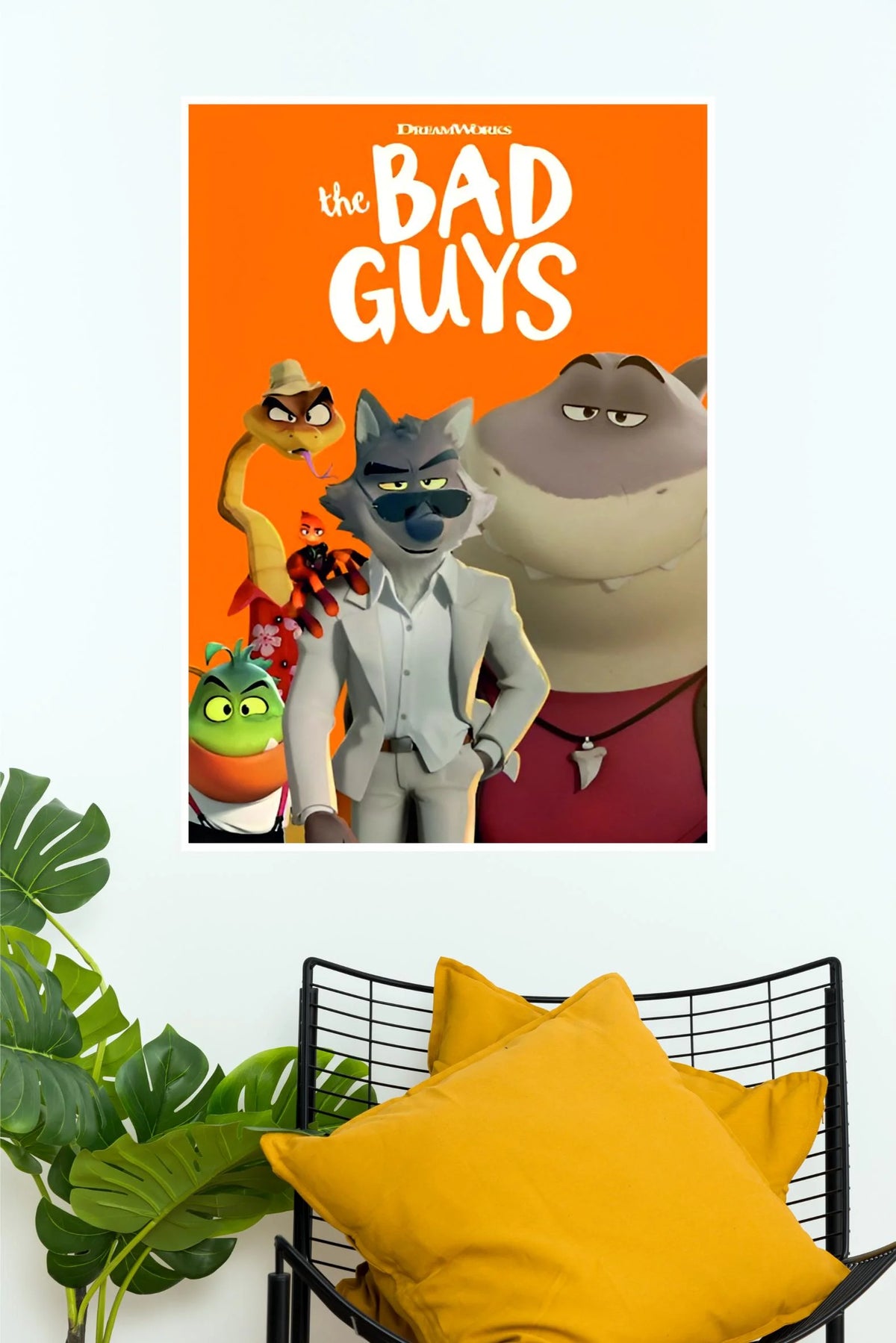 The Bad Guys DreamWorks Cartoon Movie Wall Poster  (Animated Movie Posters)