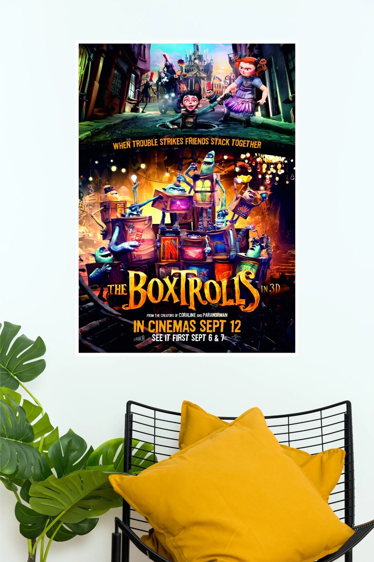 The Boxtrolls Animated Fantasy Adventure Movie Wall Poster  (Animated Movie Posters)