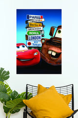 Disney Pixar Cars Lightning McQueen & Mater Adventure Wall Poster  (Animated Movie Posters)