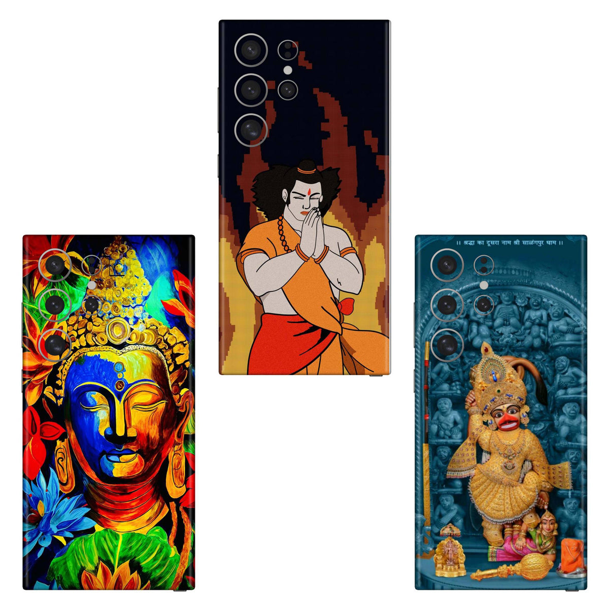 Combo 43 Mobile Skin Pack Of 3 Combo