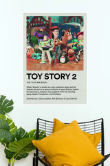 Disney Pixar Toy Story Woody & Buzz Lightyear Friendship Wall Poster | Animated Movie Wall Art (Animated Movie Posters)
