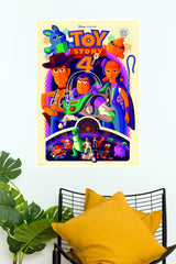 Disney Pixar Toy Story Woody & Buzz Lightyear Adventure Wall Poster | Colourful Animated Movie Wall Art   (Animated Movie Posters)