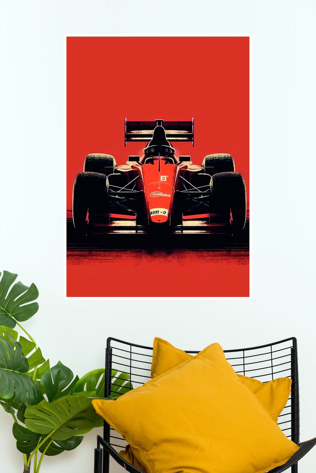 Formula Racing Championship Red Edition Wall Poster  (Formula Poster)