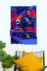 Max Verstappen Red Bull Racing Victory Edition Wall Poster  (Formula Poster)