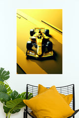 McLaren Golden Racing Speed Edition Wall Poster  (Formula Poster)