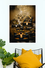 Golden Racing Formula Championship Wall Poster  (Formula Poster)