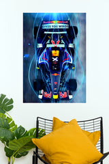 Red Bull Racing Horizon Wall Poster  (Formula Poster)