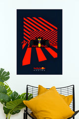 Red Bull Racing Velocity Formula One Wall Poster  (Formula Poster)