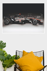 McLaren Silver Arrow Racing Wall Poster  (Formula Poster)