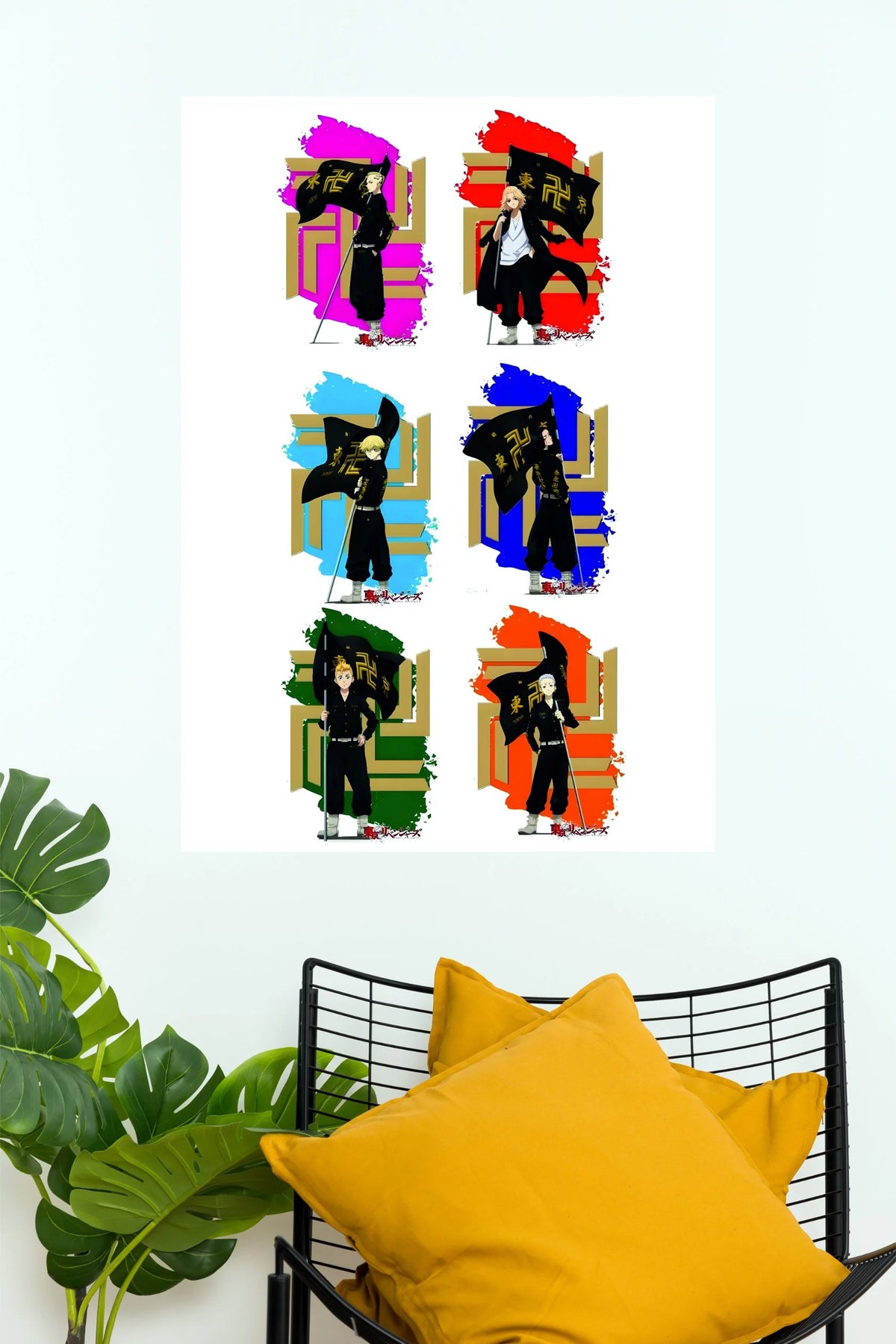Tokyo Manji Gang Colorful Leaders Anime Wall Poster  (Anime Posters)