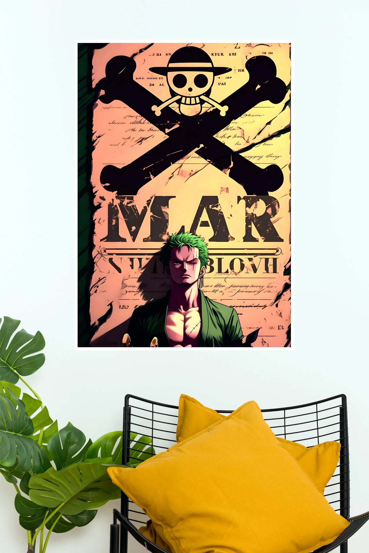 Roronoa Zoro Straw Hat Pirates Legacy Wall Poster  (Anime Posters)