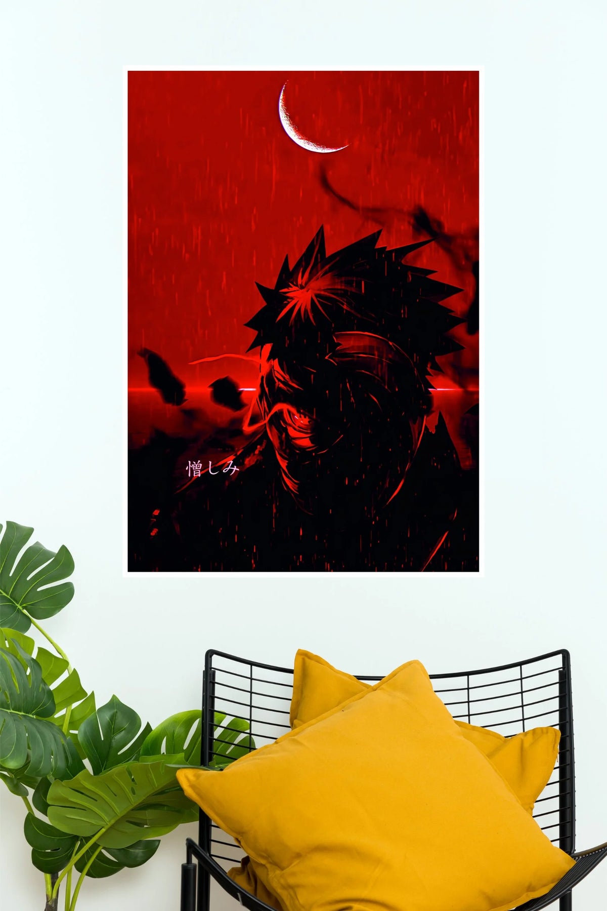 Obito Uchiha Crimson Moon of Hatred (Anime Posters)