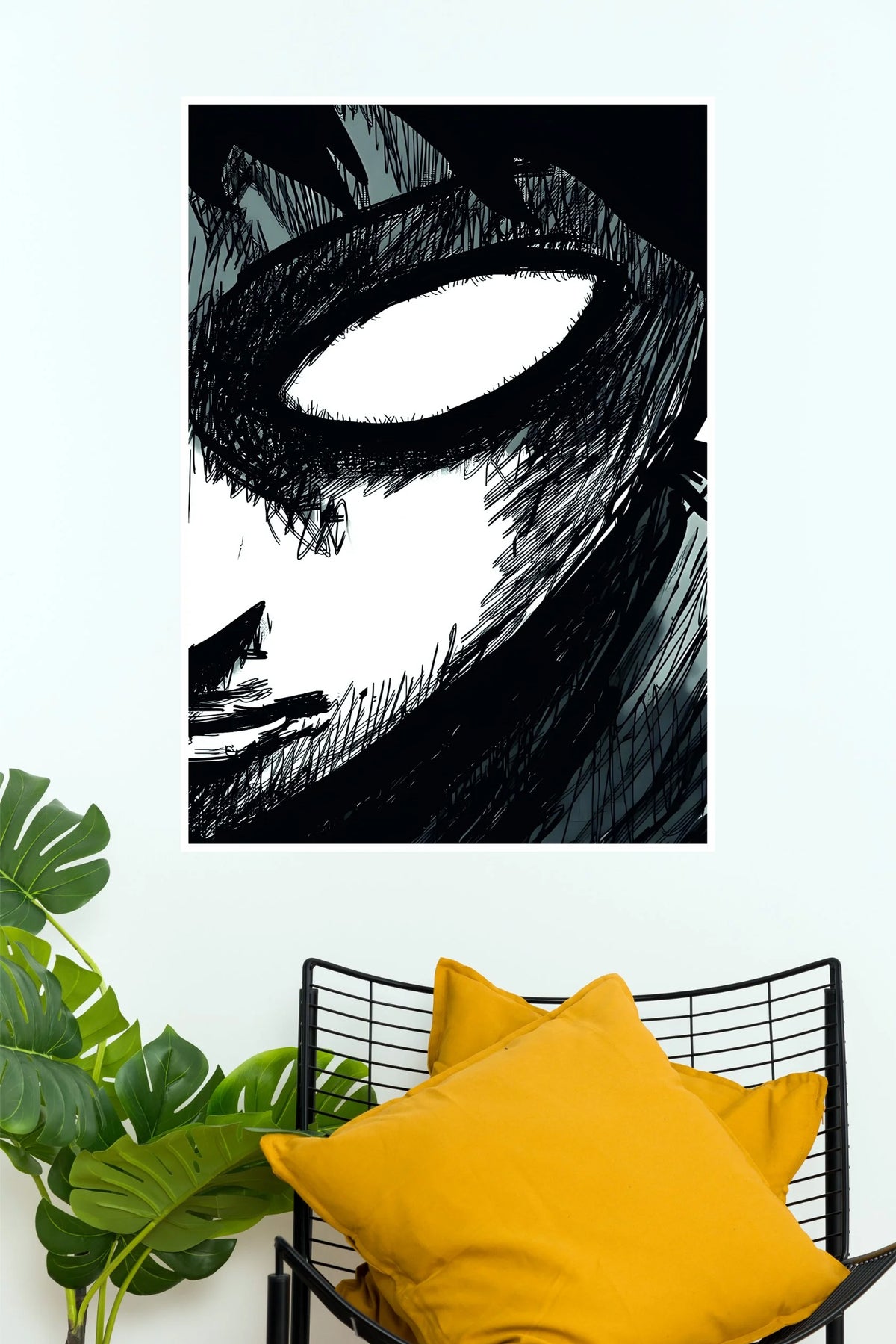 Dark Hollow Eyes Manga Shadow (Anime Posters)