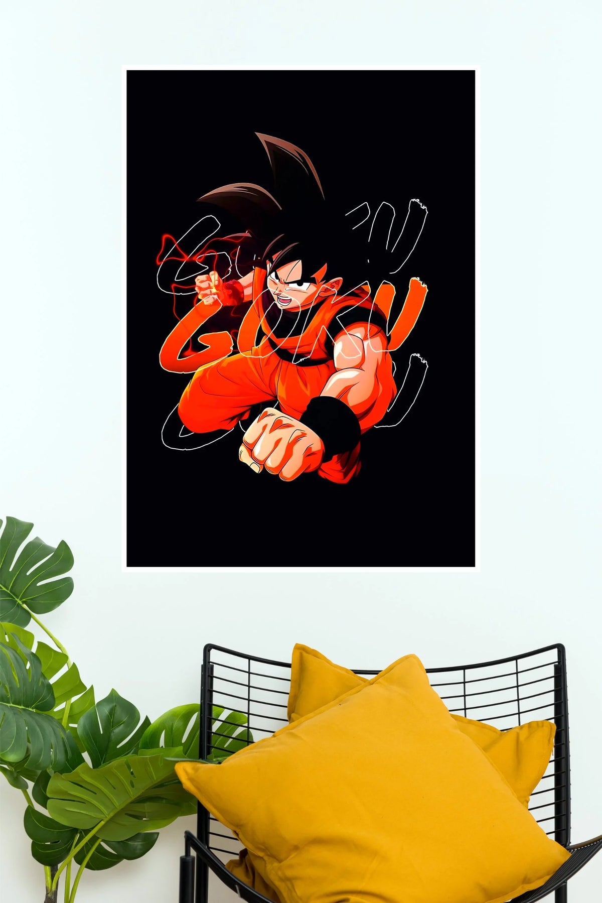 Goku Saiyan Power Strike  (Anime Posters)
