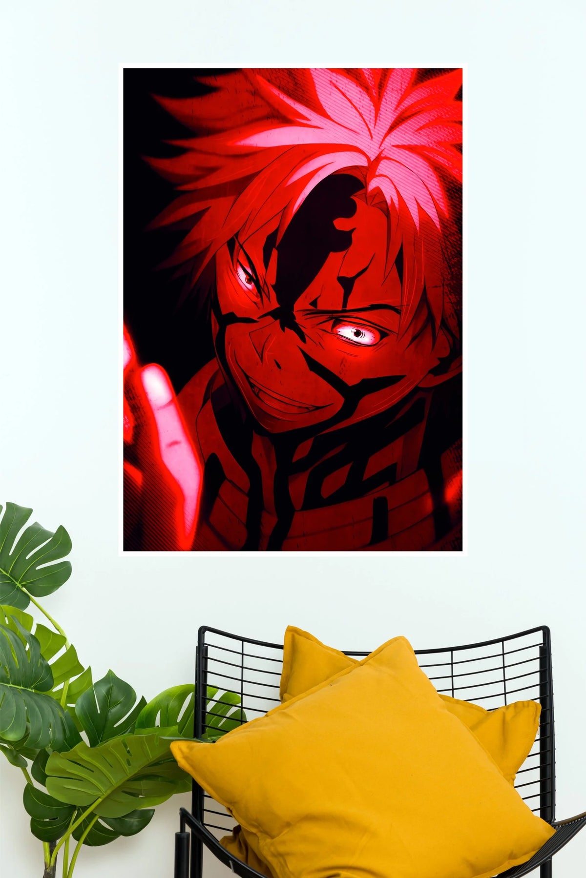 Sukuna Cursed King Red Fury (Anime Posters)
