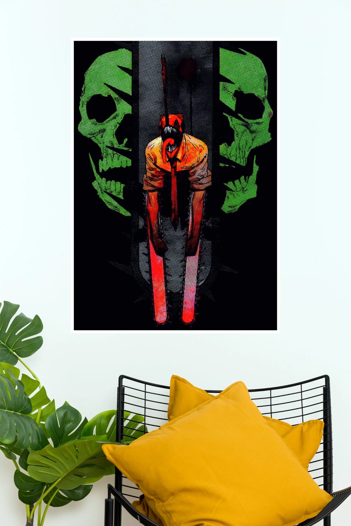 Chainsaw Man Denji Devil Awakening  (Anime Posters)