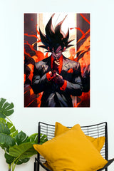 Goku Mafia Boss Anime Style  (Anime Posters)
