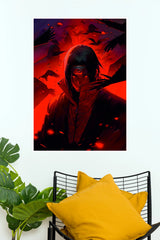 Itachi Uchiha Crimson Crow Shadow  (Anime Posters)