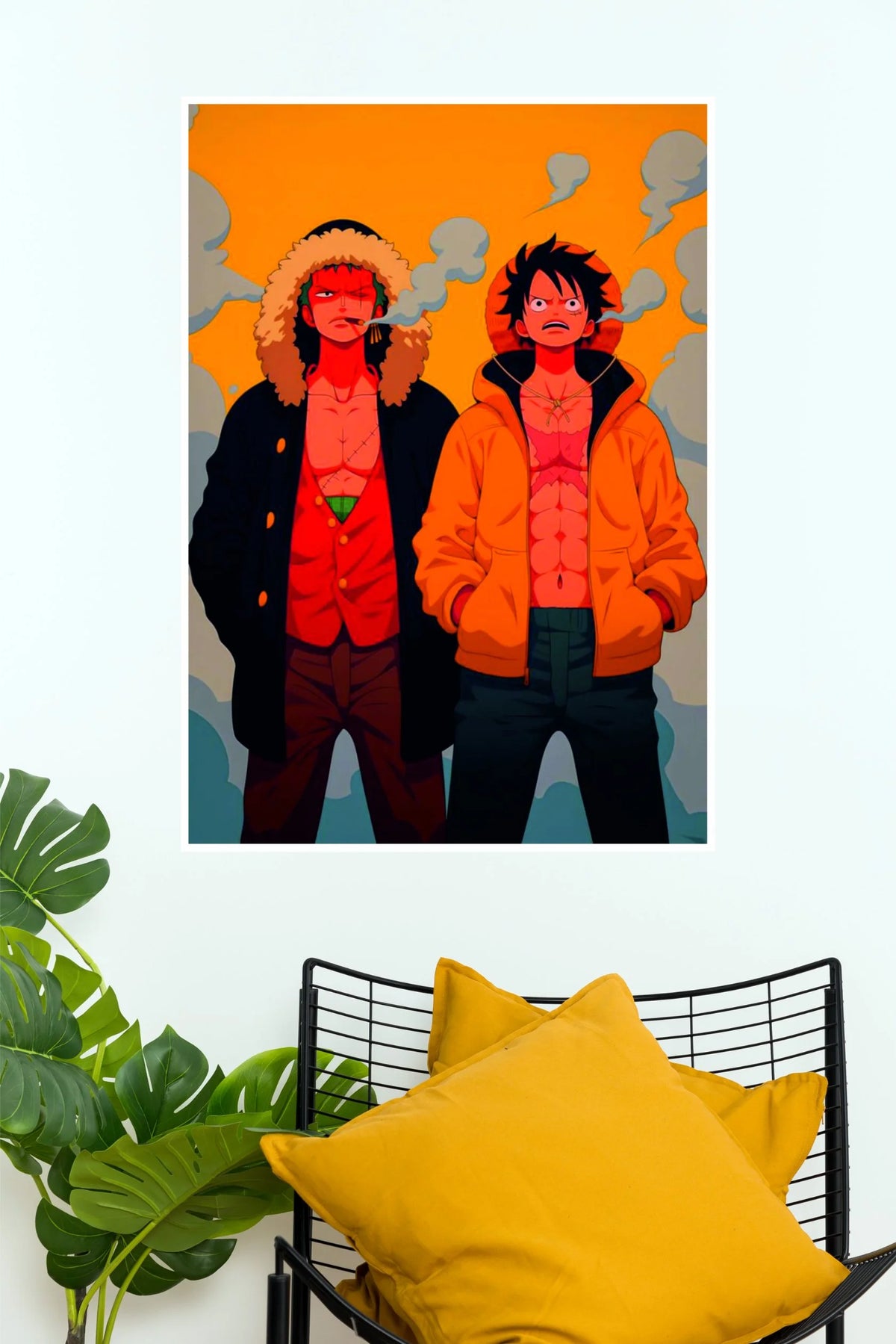 Monkey D. Luffy & Roronoa Zoro Brotherhood  (Anime Posters)