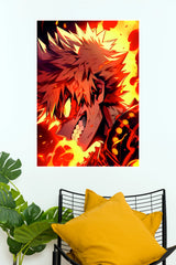Katsuki Bakugo Explosive Fury  (Anime Posters)