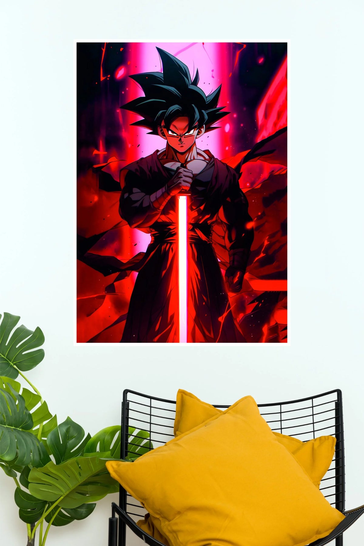 Son Goku Crimson Sword Warrior  (Anime Posters)