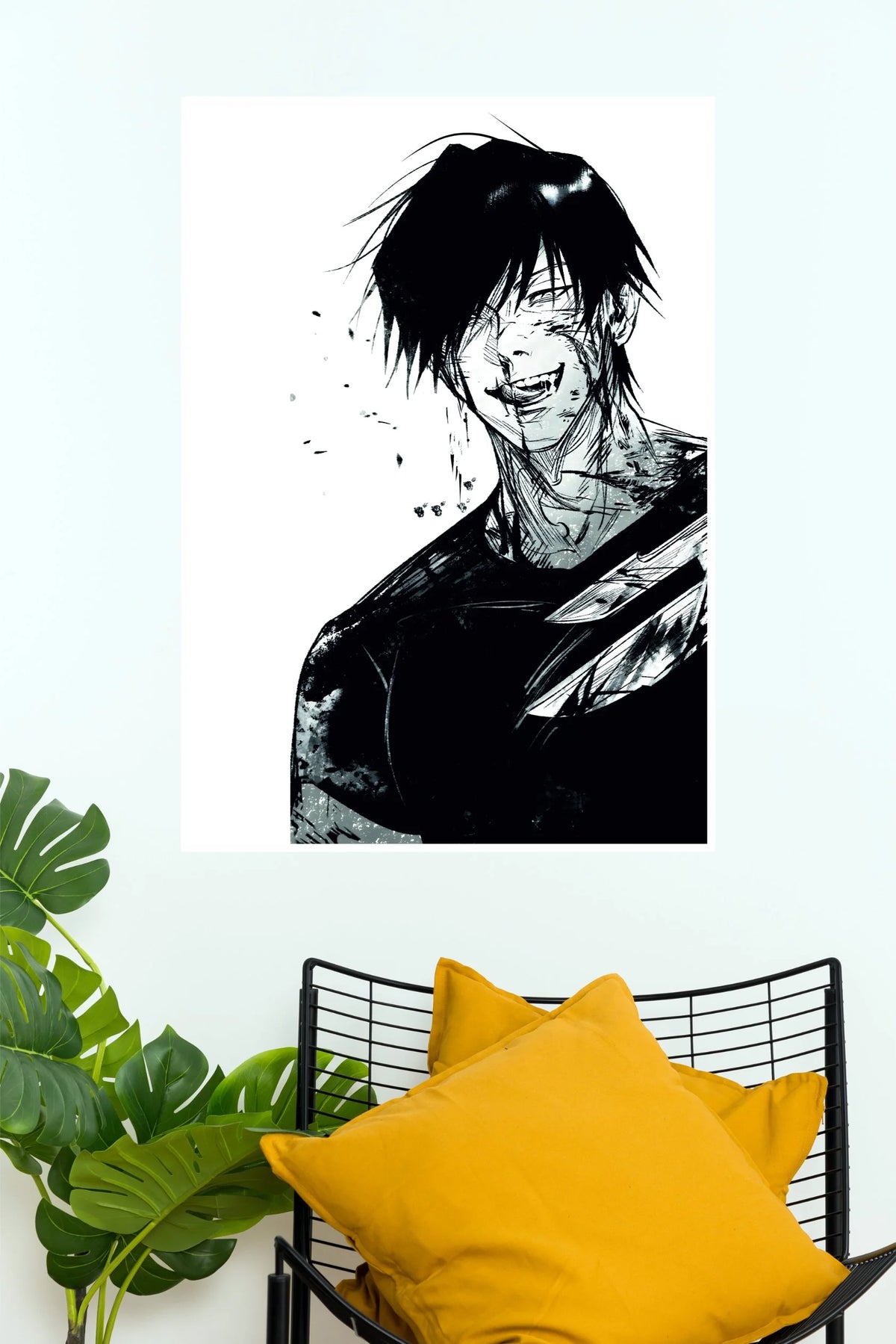Toji Fushiguro Dark Smile (Anime Posters)